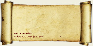 Sofija Joksimović vizit kartica